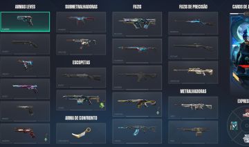 CONTA DE VALORANT COM CHAVEIRO ASCENDENTE E PACOTE CHAMPIONS PHANTOM