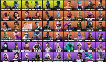 CONTA FORTNITE - 209 SKINS FULL | PODE ALTERAR E-MAIL | Leviathan, TravisScott