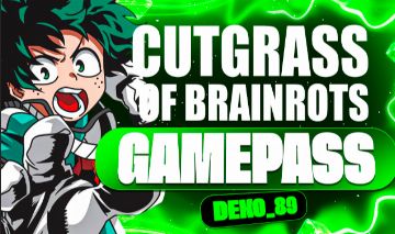 CORTE GRAMA PARA BRAINROTS/CUT GRASS FOR BRAINROTS GAMEPASSES - ROBLOX