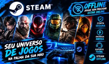 CONTAS STEAM COM JOGOS INCRÍVEIS! APROVEITE AGORA!