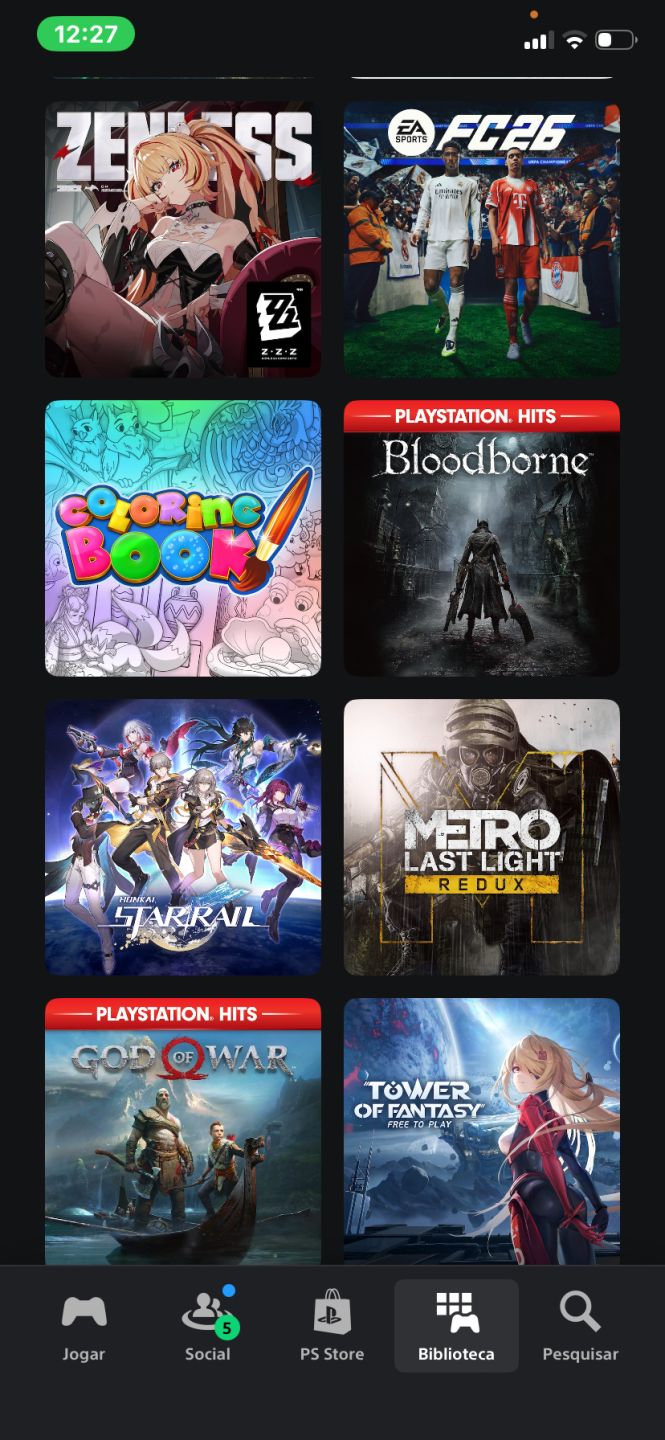 Conta de PlayStation