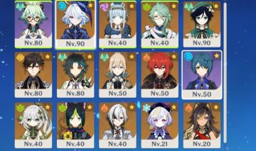 AR56 - FURINA, VENTI + BIS, ARLECCHINO, NAHIDA, INEFFA, XIAO, ZONGLI E MAIS