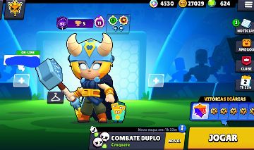 Conta exclusiva de braw stars com várias skins raras com mais de 600 gemas