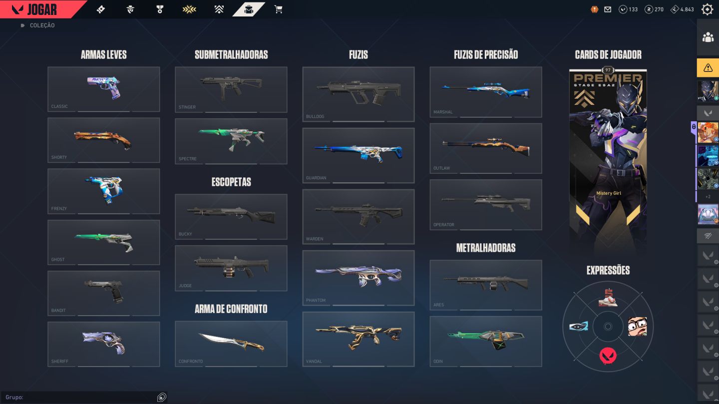 CONTA DIMA COM SKINS, FLORETEA, IMPERIUM, SOBERANIA, EX ASCENDENTE
