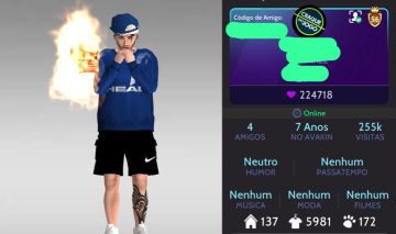 CONTA AVAKIN LIFE MUITOS ITENS RAROS