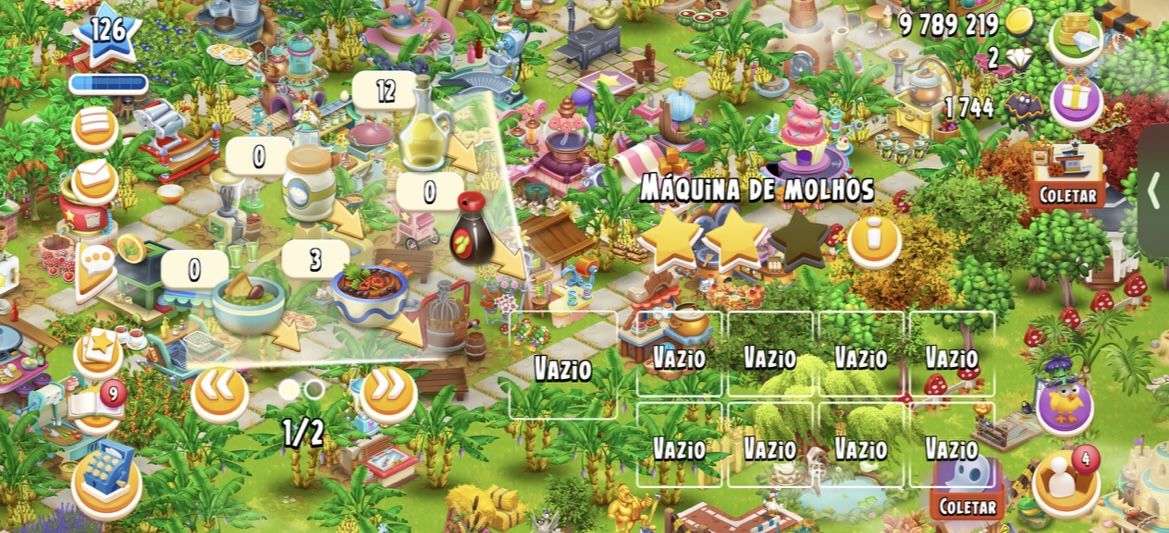 CONTA INCRIVEL HAY DAY | LVL 126 | TODAS AS MAQUINAS + 9.8 MILHOES DE MOEDAS