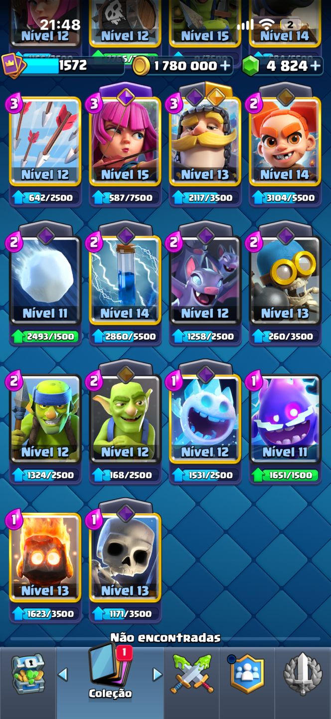 CONTA CLASH ROYALE | 11.030 TROFÉUS MÁX | 7 ANOS DE JOGO