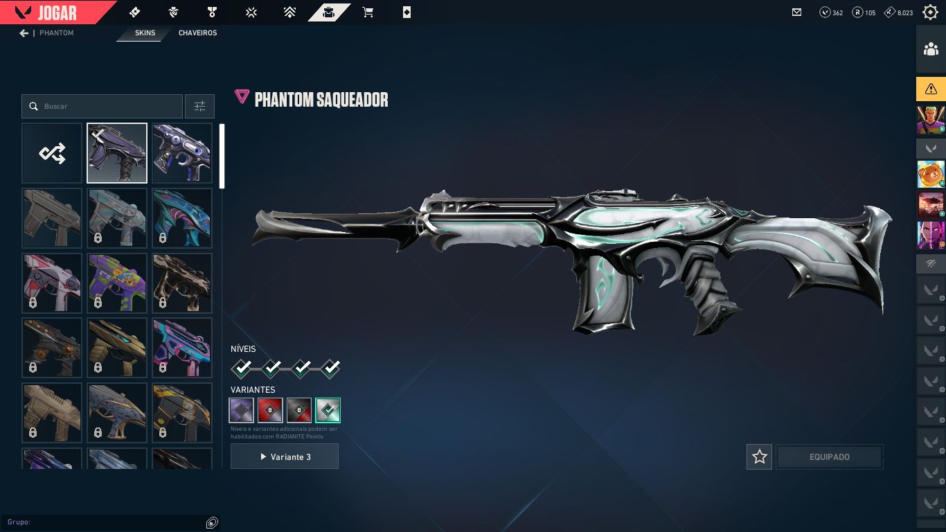 CONTA VALORANT | DONO ORIGINAL | COLEÇÃO DE SKINS
