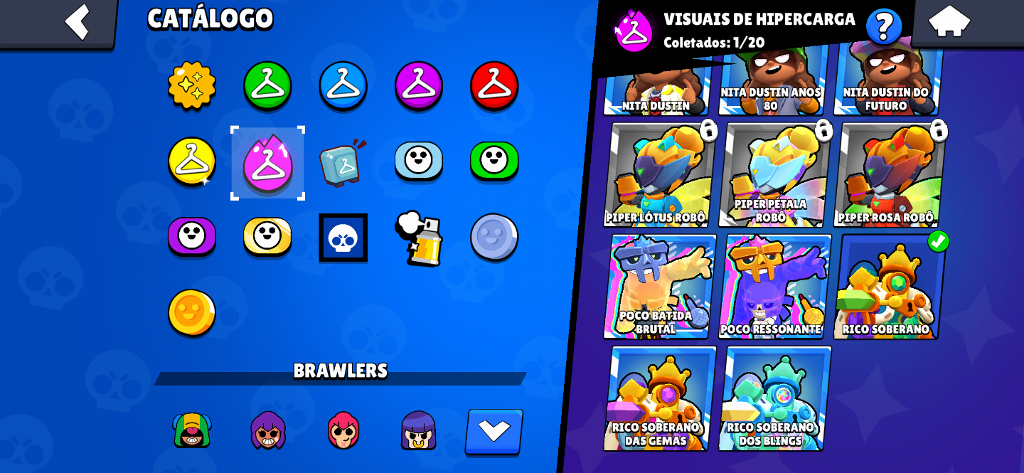 CONTA DE BRAWL STARS 53/103 BRAW (TODOS OS DADOS TROCAVEIS, ACEITO OFERTAS BOAS)