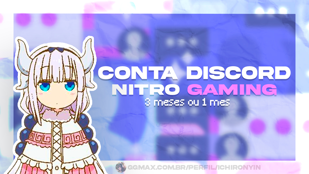 PROMOÇAO PAGUE 1 LEVE 2 | CONTAS VIRGEM | DISCORD NITRADA | NITRO GAMING | BOOST