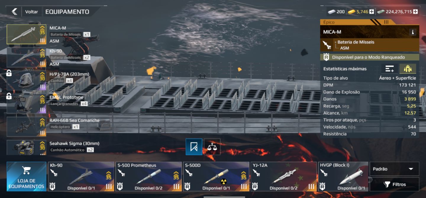 Conta de modern warships