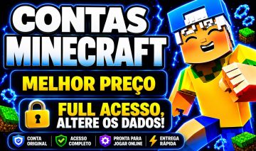 Conta Minecraft Original - Full Acesso | Altere os Dados