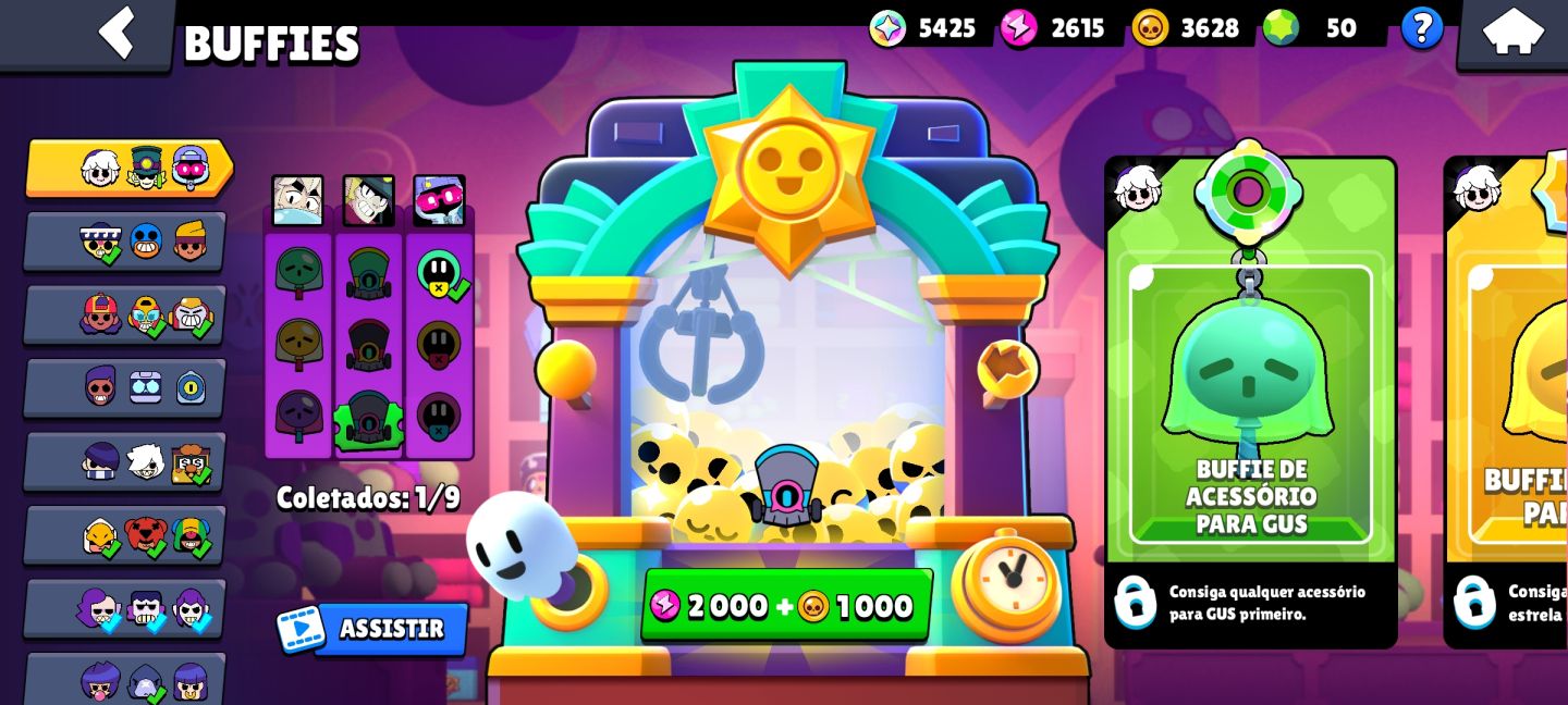 Conta Brawl Stars com 64k de troféus + todos os brawlers e MUITAS skins