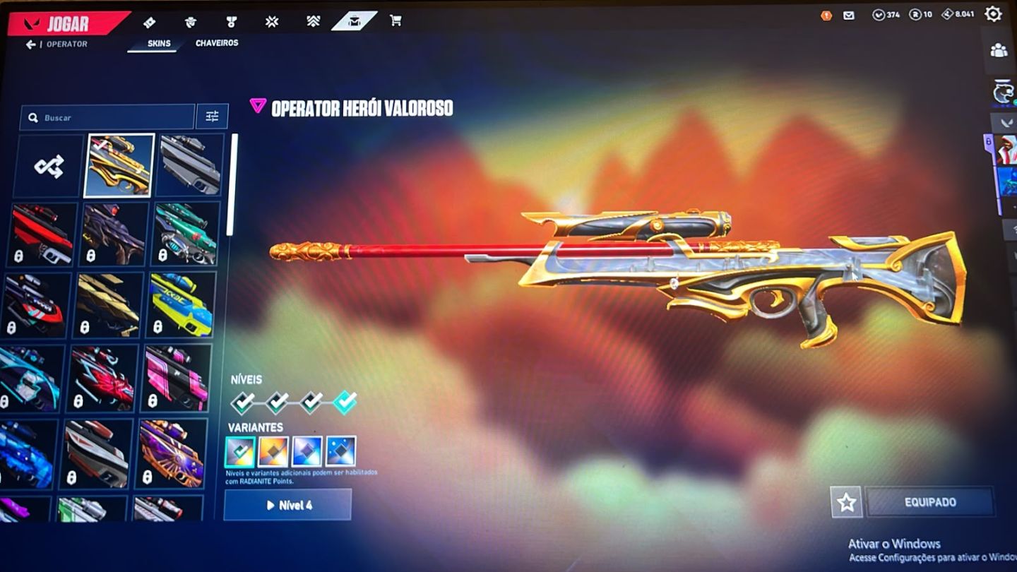 A MINHA CONTA DE VALORANT - SKINS BOAS