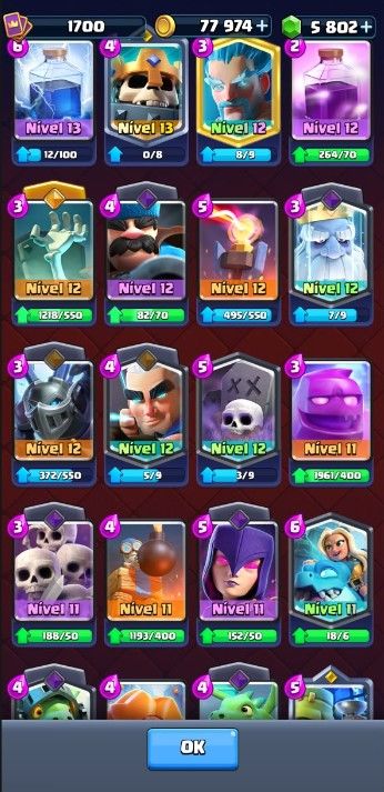 CONTA DE CLASH ROYALE | 14K TROFEUS 16 EVOLUÇÃO E 4 HEROI COM GRANDE CAMPEÃO |