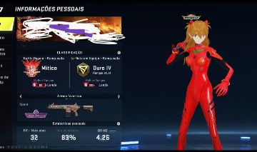 Conta com duas skins evos , varias eternas e muitas skin de personagem