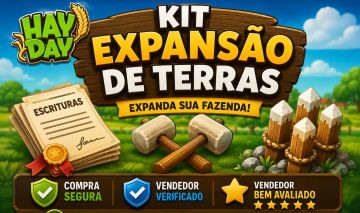 HAY DAY - KIT EXPANSÃO DE TERRAS