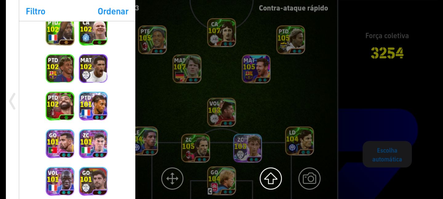 MT BARATA! CONTA DE EFOOTBALL 3254 BRAVÍSSIMA