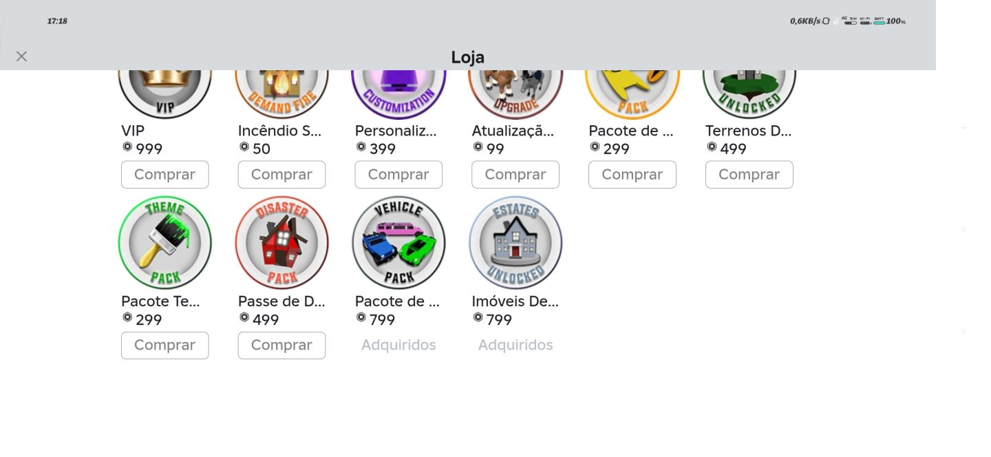 CONTA com SKIN e GAMEPASS de BROKHAVEM - ENTREGA AUTOMÁTICA