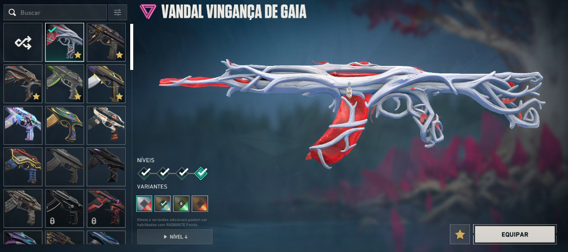 CONTA VALORANT - PLATINA - SKINS (2k GASTOS).