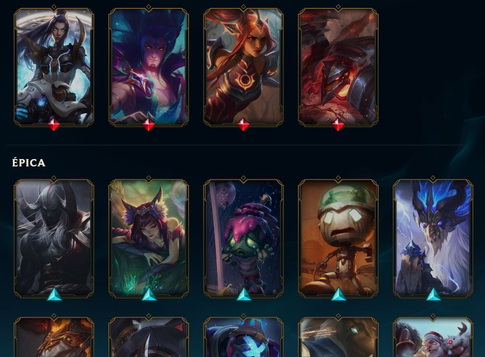 Conta League of Legends | Nível 260 | 222 Skins | Full Access