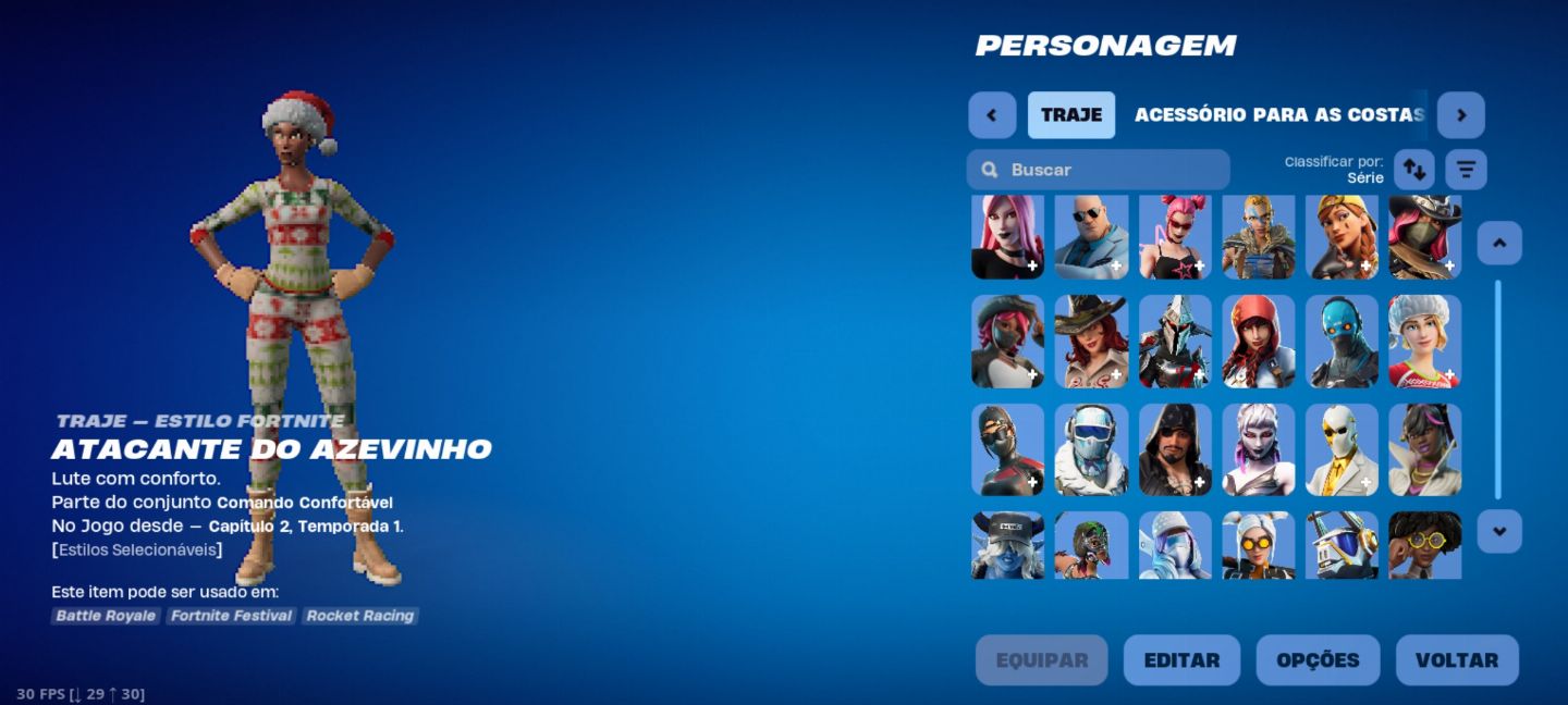 CONTA FORTNITE COM 162 SKINS,SALVE O MUNDO DE VBUCKS INFINITOS E MACHADO LEVIATÃ