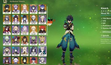 CONTA GENSHIN COM 16 T5, COLUMBINA, KINICH, ALICE e muito conteúdo p fazer ainda