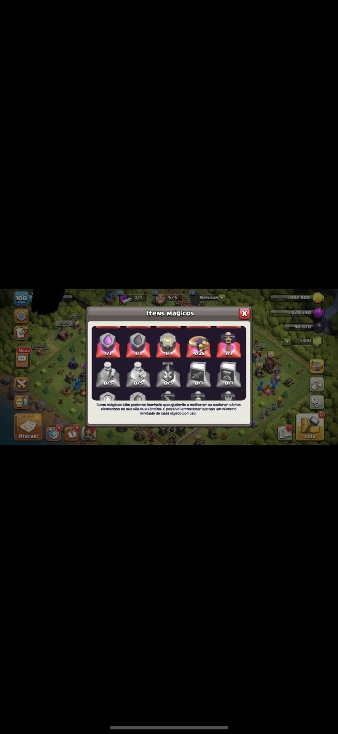 CONTA CLASH ROYALE E CLASH OF CLANS