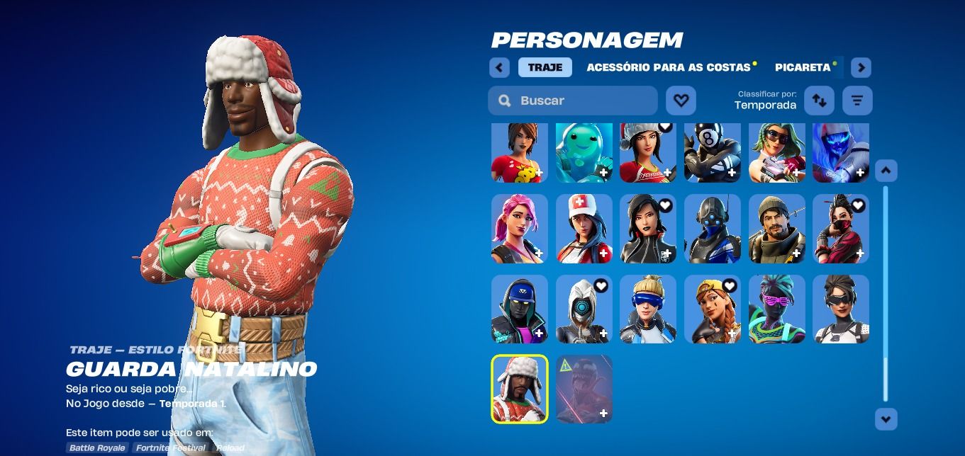 Conta Fortinite +120 skins