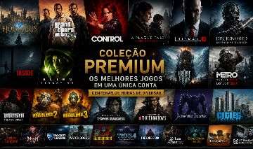 CONTA DA EPIC GAMES - 129 JOGOS - GTA V, HOGWARTS LEGACY, HITMAN 3, SKINS FORT
