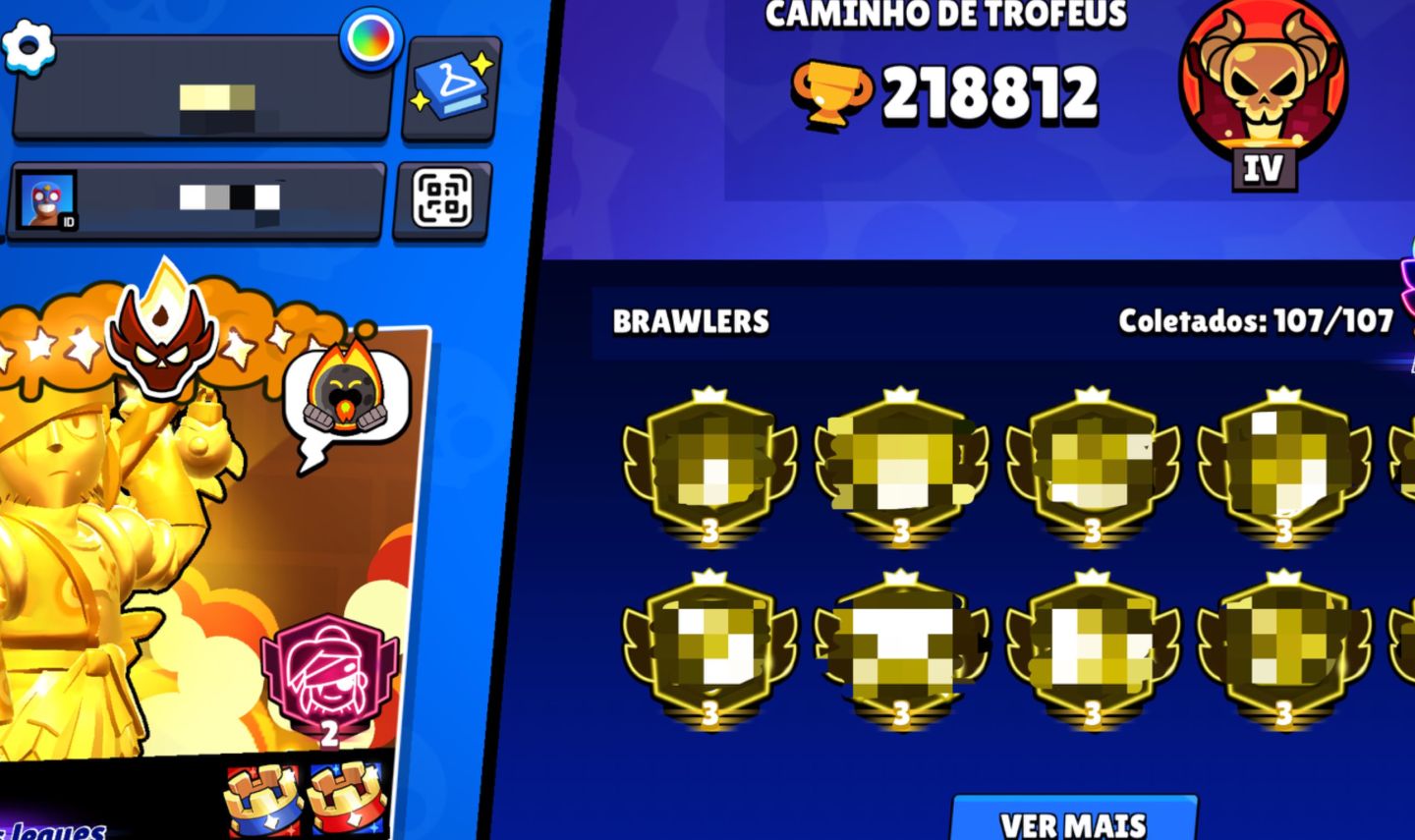 CONTA 200K TROFÉUS + MESTRE 3 + MUITOS PRESTÍGIOS À VENDA!