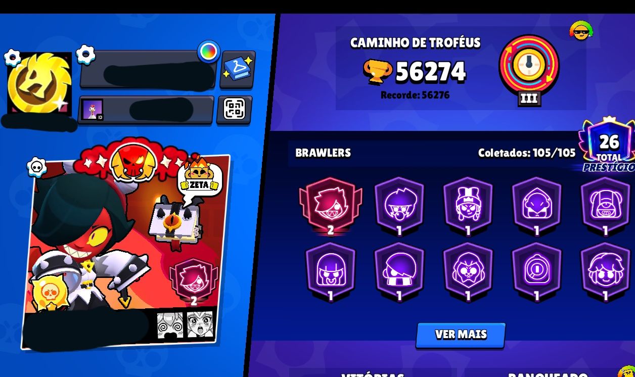 CONTA BRAWL STARS 56K+ DE 2021