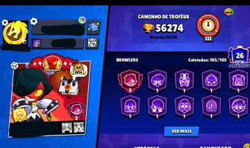 CONTA BRAWL STARS 56K+ DE 2021
