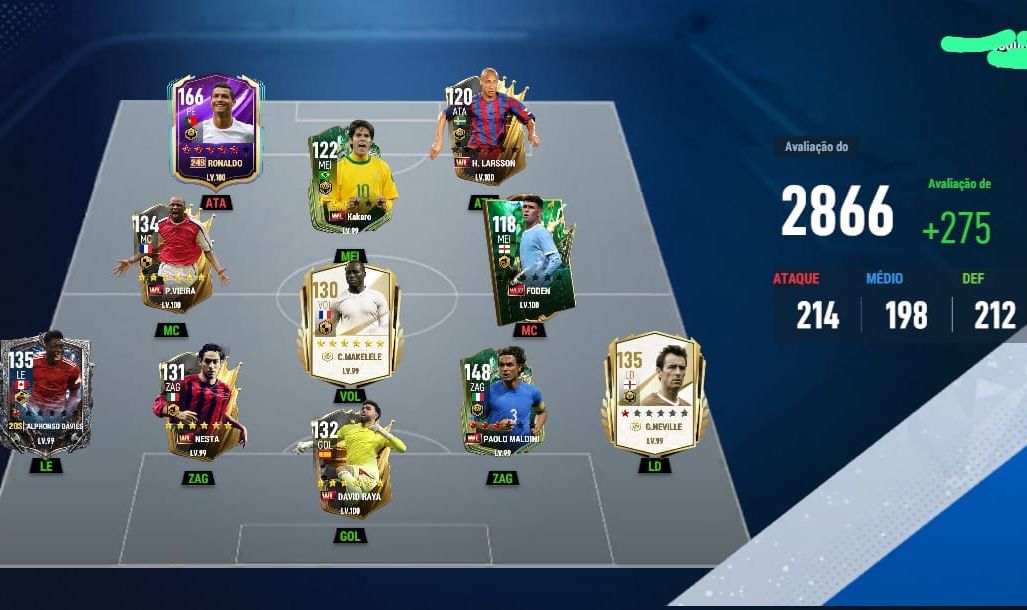 Conta de Football dream be a pro