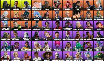 CONTA FORTNITE - 150 SKINS FULL | PODE ALTERAR E-MAIL