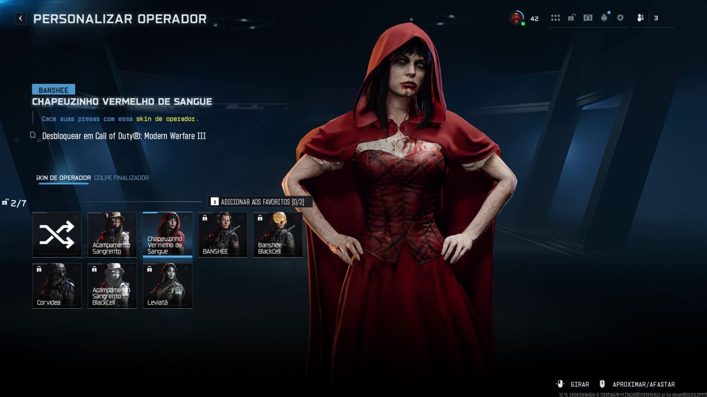 CONTA WARZONE IRIDESCENTE E MUITA SKIN