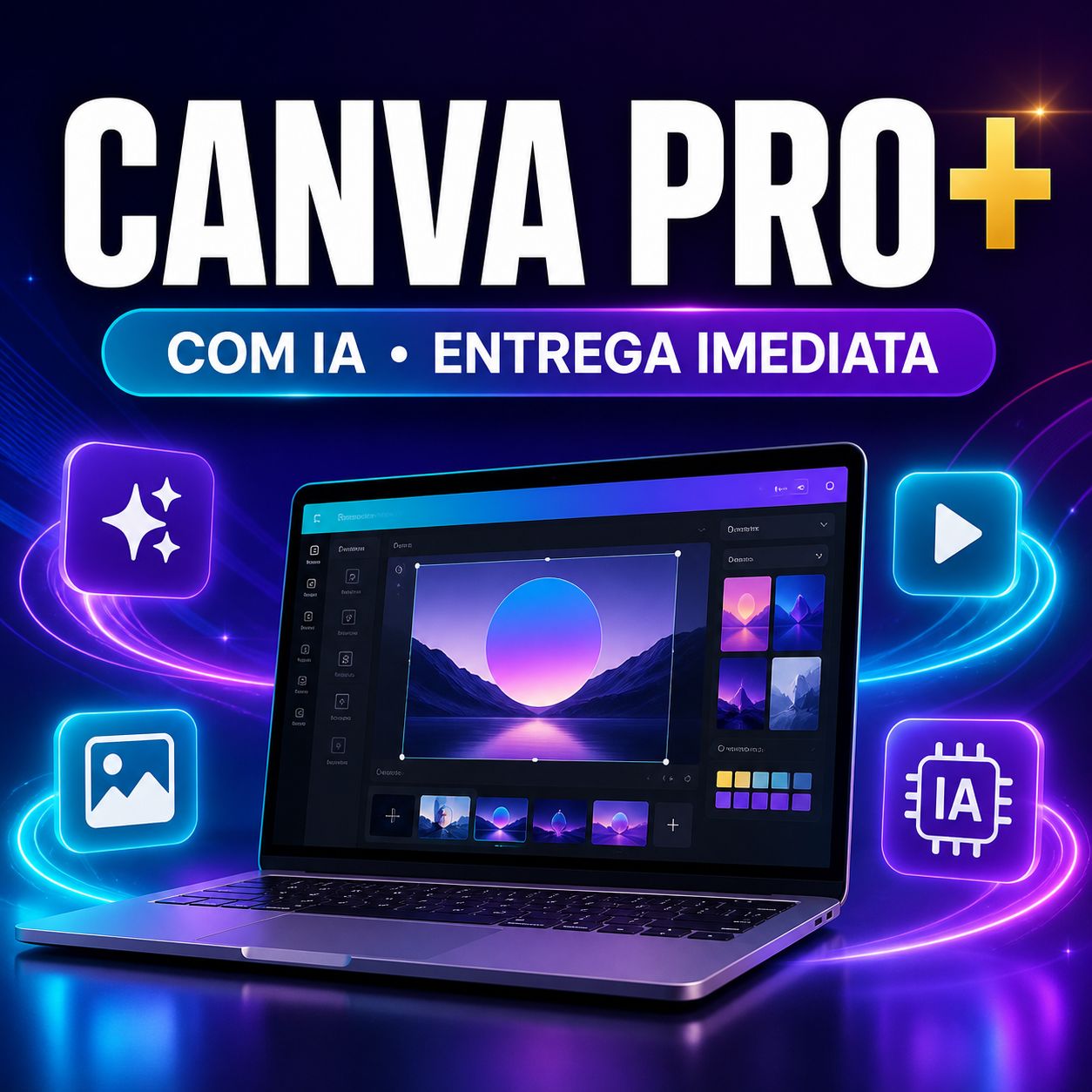 CANVA PRO+ COM IA - ENTREGA IMEDIATA