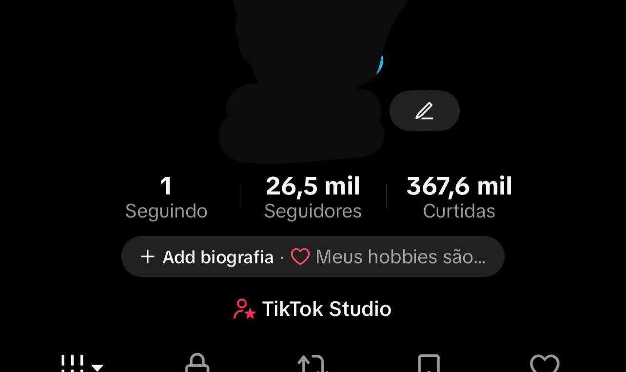 Conta TikTok 25k seguidores