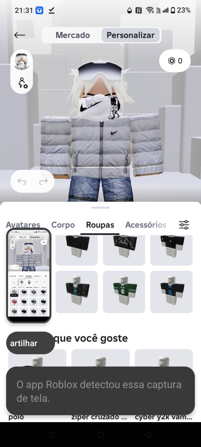 Conta de Roblox gemada