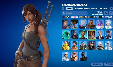 Conta Fortinite | 91 skins | Lara Croft | ENTREGA AUTOMÁTICA!