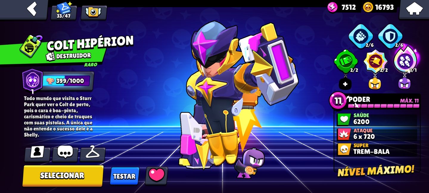 (40% Off) Conta Imperdível | 500 skins | 75 brawlers NV 11 | 3 Pro Pass