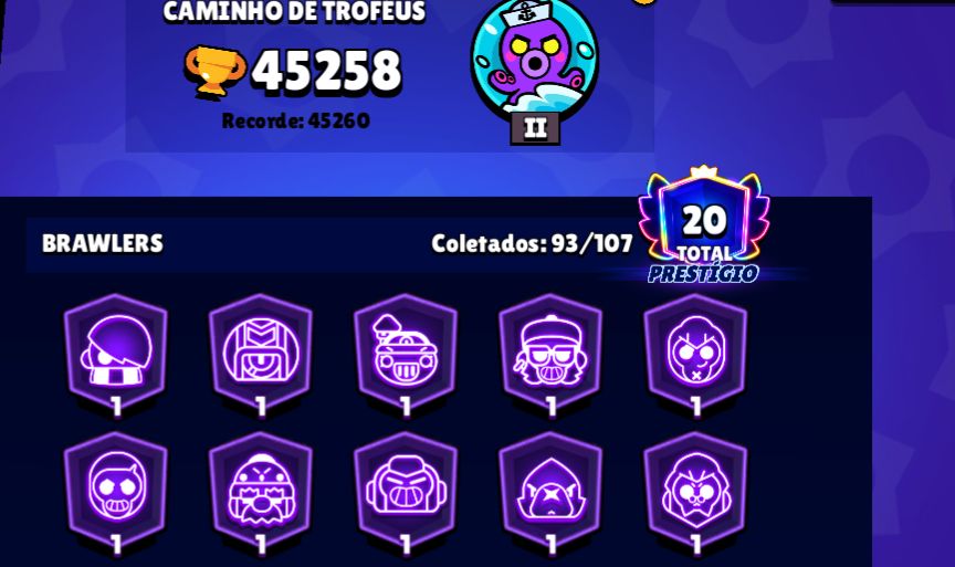 Conta de brawl stard