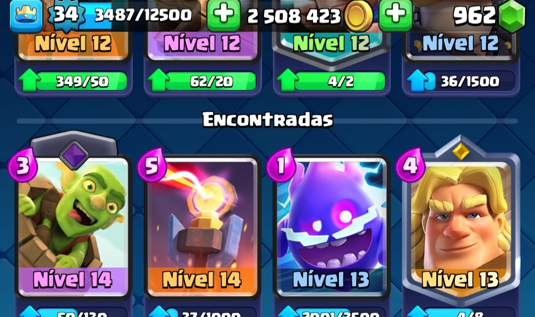 Conta Clash royale competitiva 8k+