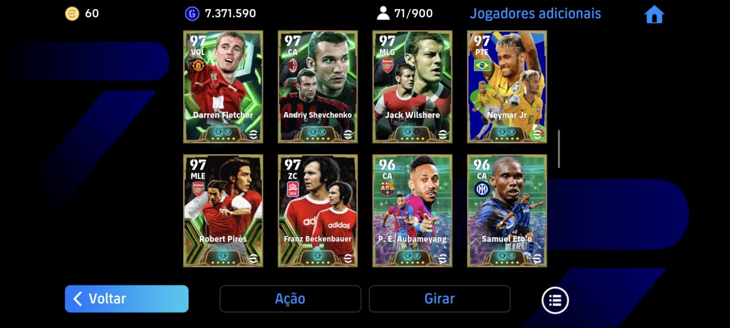 Conta Efootball Recheada Mobile