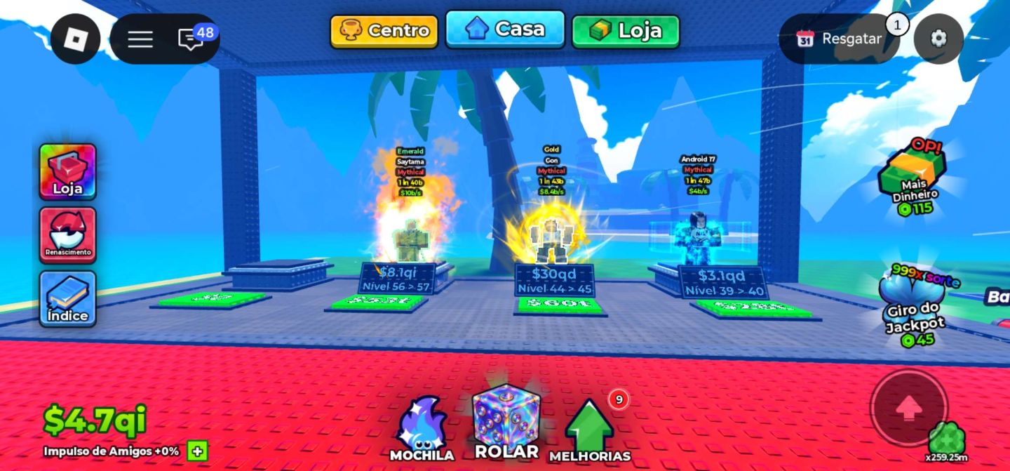 CONTA DE ROBLOX UPADA EM DIVERSOS JOGOS + SKINS