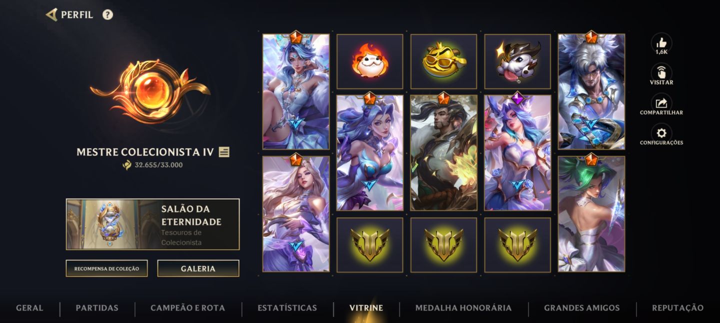 Conta lol wild Rift DESAFIANTE Com várias skins gacha