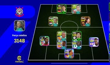 CONTA EFOOTBALL: Messi blitz culer 110, Goleiro 107