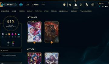Conta Lol/vava Pessoal - 312 skins - Diamente -2013 - armas lótus