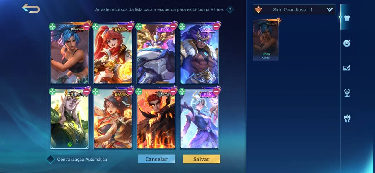 MOBILE LEGENDS | 244 SKINS | COLECIONADOR RENOMADO V | BLAZING, ZODIAC E MAIS!