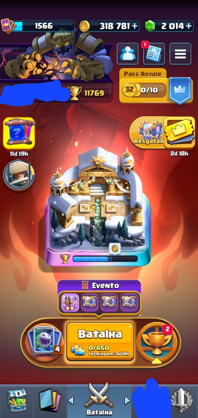 Conta de brawl stars 24k (2020, antiga) + conta de clash arena 26 Gemada
